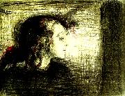 Edvard Munch det sjuka barnet painting